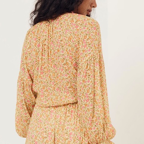 Spell Rae Blouse in Daisy Yellow - Picture 5 of 14